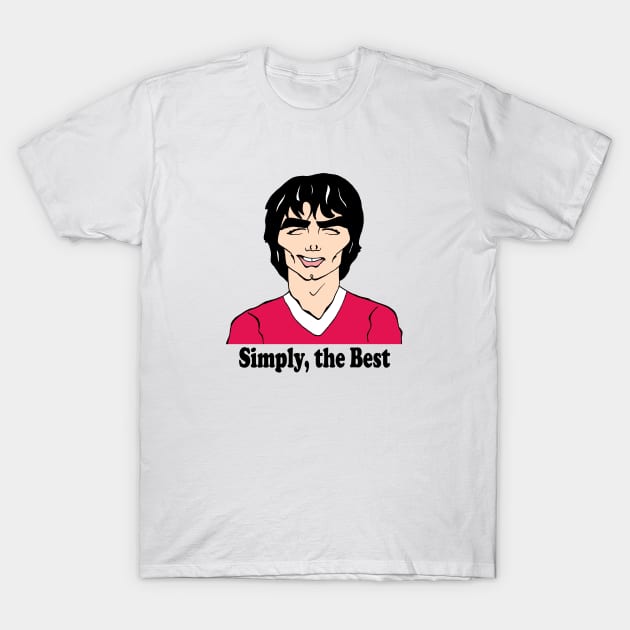 GEORGE BEST FAN ART!! T-Shirt by cartoonistguy